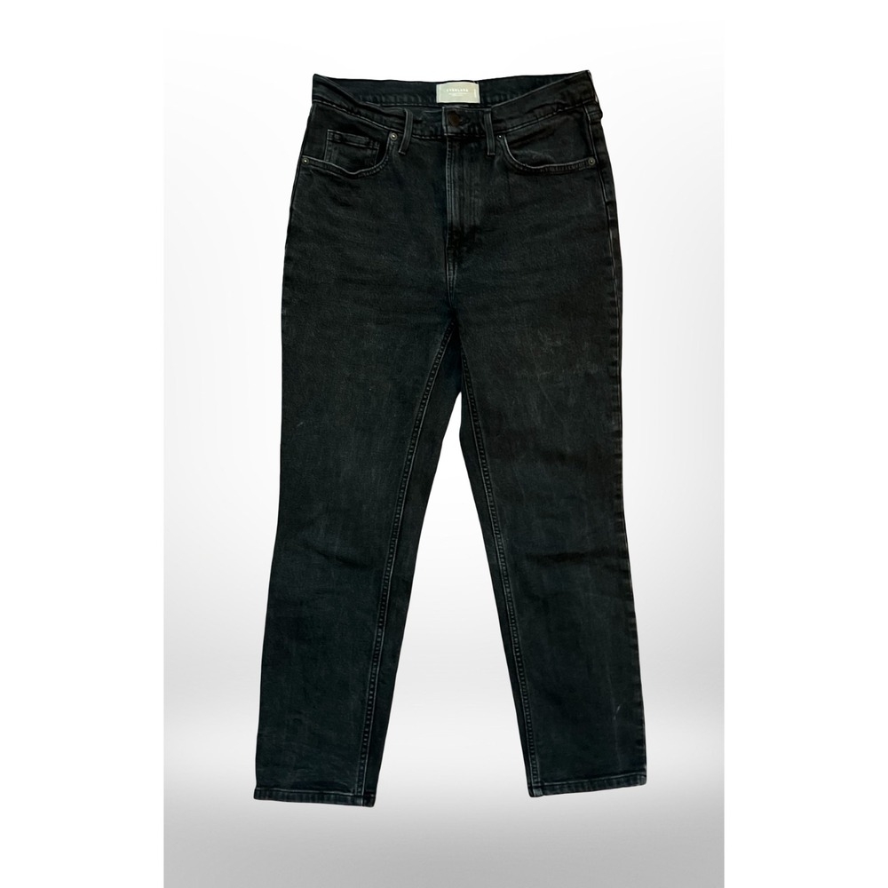 GUC Everlane Womens 29 The Original Cheeky Jeans High Rise Washed Black Denim